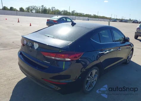 2017 Hyundai Elantra Limited z USA, uszkodzony, nr VIN 5NPD84LF3HH003541